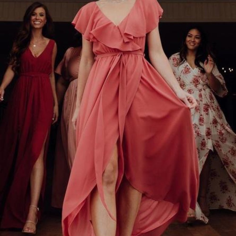 Katya Ruffle Maxi Dress